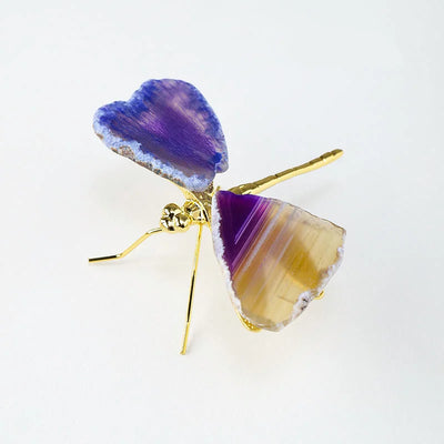 Dragonfly Purple Agate