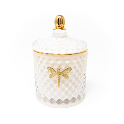 Bella Candle - White and Gold
