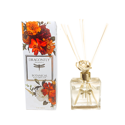 Dragonfly Fall Flower Diffuser