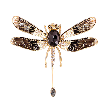 Dragonfly Pin Black