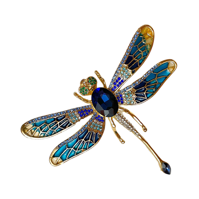 Dragonfly Pin Blue