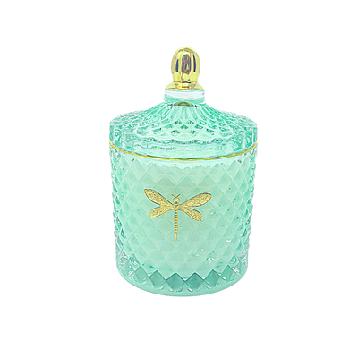 BELLA CANDLE - AQUA & GOLD