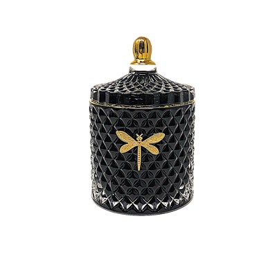 Bella Candle - Black & Gold