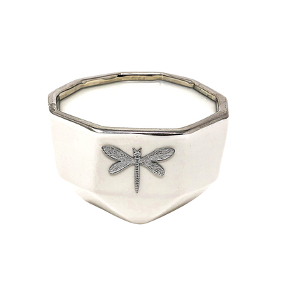 CAPRI CANDLE - LARGE SILVER